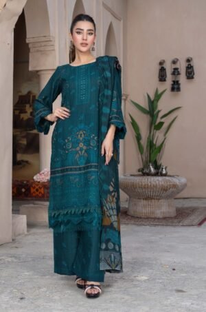 3 Piece Exclusive Printed Dhanak