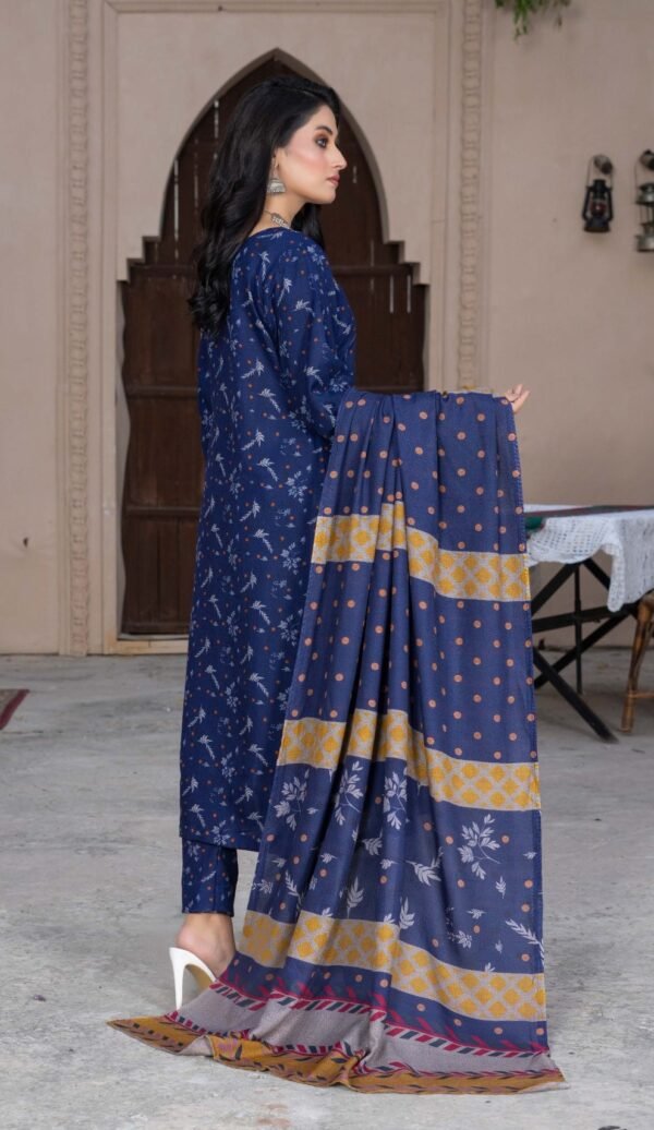 3 Piece Exclusive Printed Dhanak - Image 2