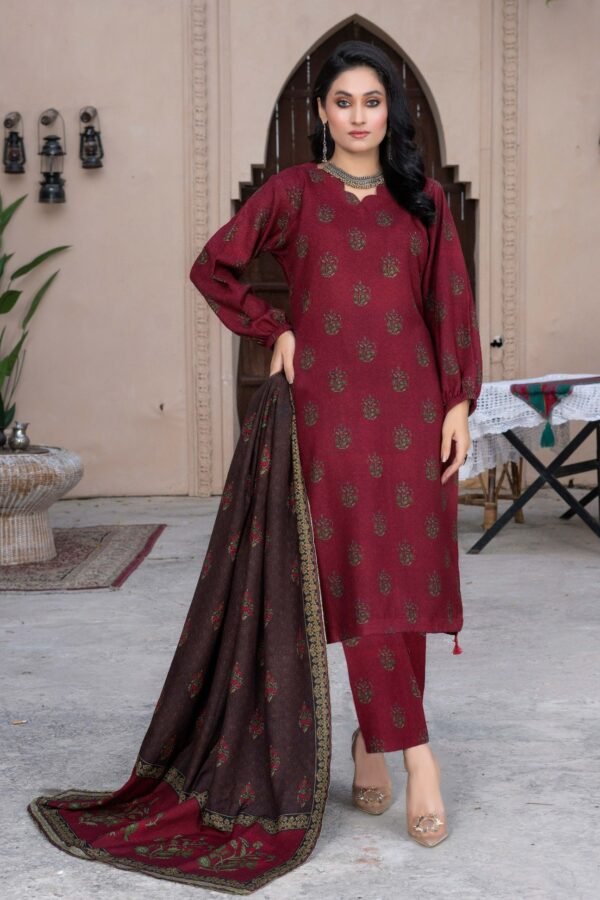 3 Piece Exclusive Printed Dhanak