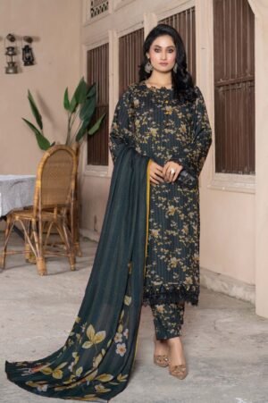 3 Piece Exclusive Printed Dhanak