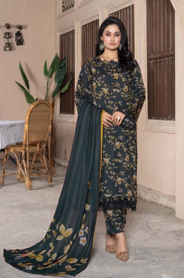 3 Piece Exclusive Printed Dhanak