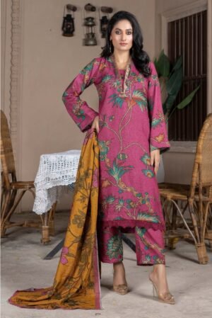 3 Piece Exclusive Printed Dhanak
