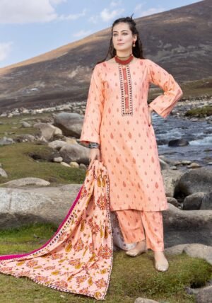 3 Piece Exclusive Printed Khaddar