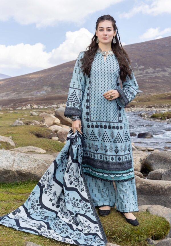3 Piece Exclusive Printed Khaddar