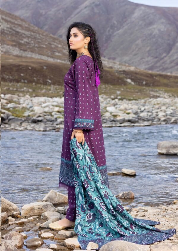 3 Piece Exclusive Printed Khaddar - Image 2