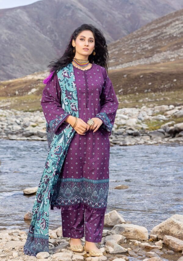 3 Piece Exclusive Printed Khaddar