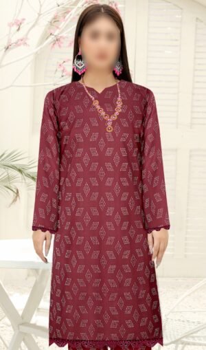 2PC Allover Barosha Lawn