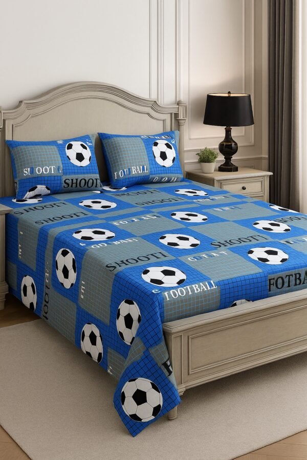 Export Quality Cotton Double Bedsheet - Image 2