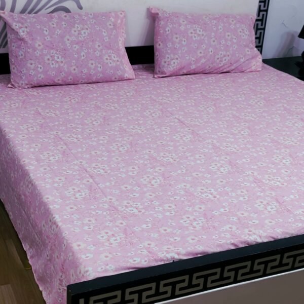 Export Quality Cotton Double Bedsheet - Image 3