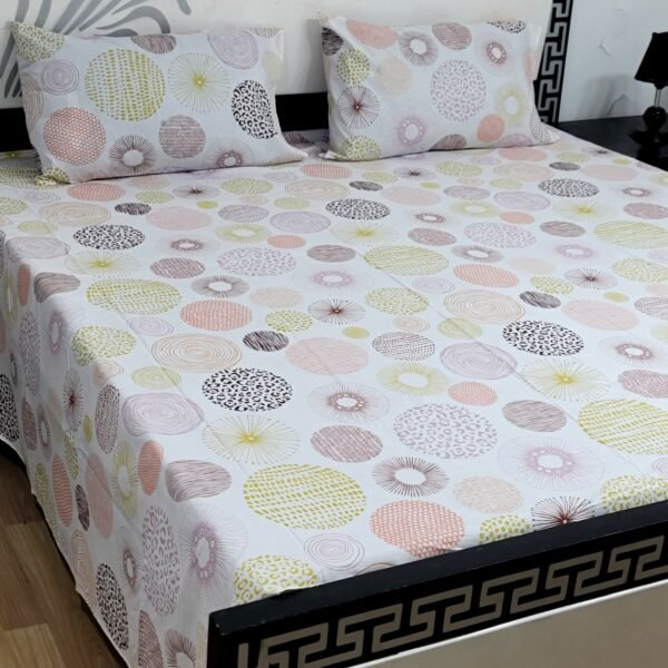 Export Quality Cotton Double Bedsheet - Image 4