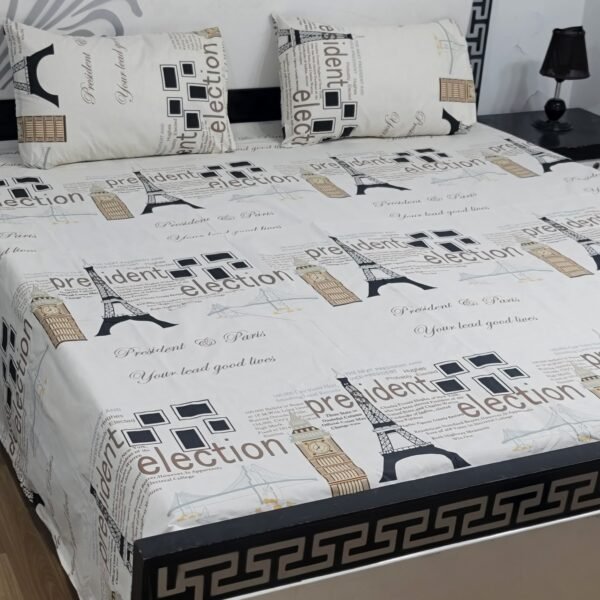 Export Quality Cotton Double Bedsheet - Image 5